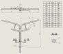 1К4-Ф - кронштейн радиусный 